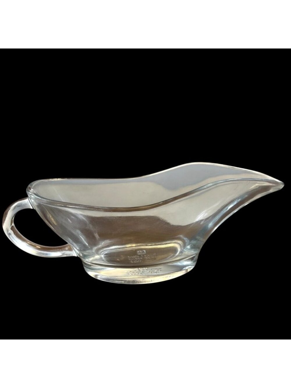 Anchor Hocking Clear Glass Gravy Boat 10 Oz USA-Made Classic Design
